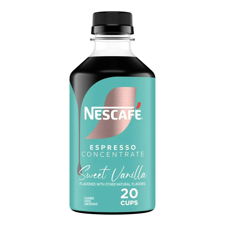 NESCAFÉ Espresso Concentrate, Sweet Vanilla, Instant Espresso Coffee Concentrate, 10 fl oz | Walmart (US)