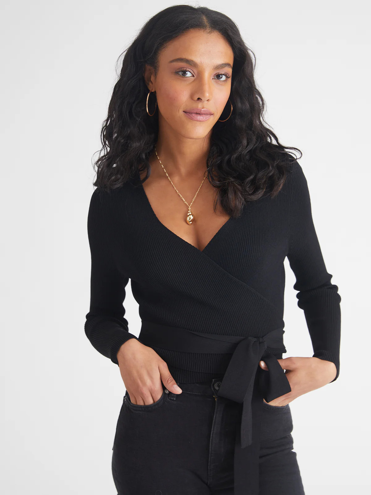 525 America Kira: Wrap Top - 525 America | 525 America