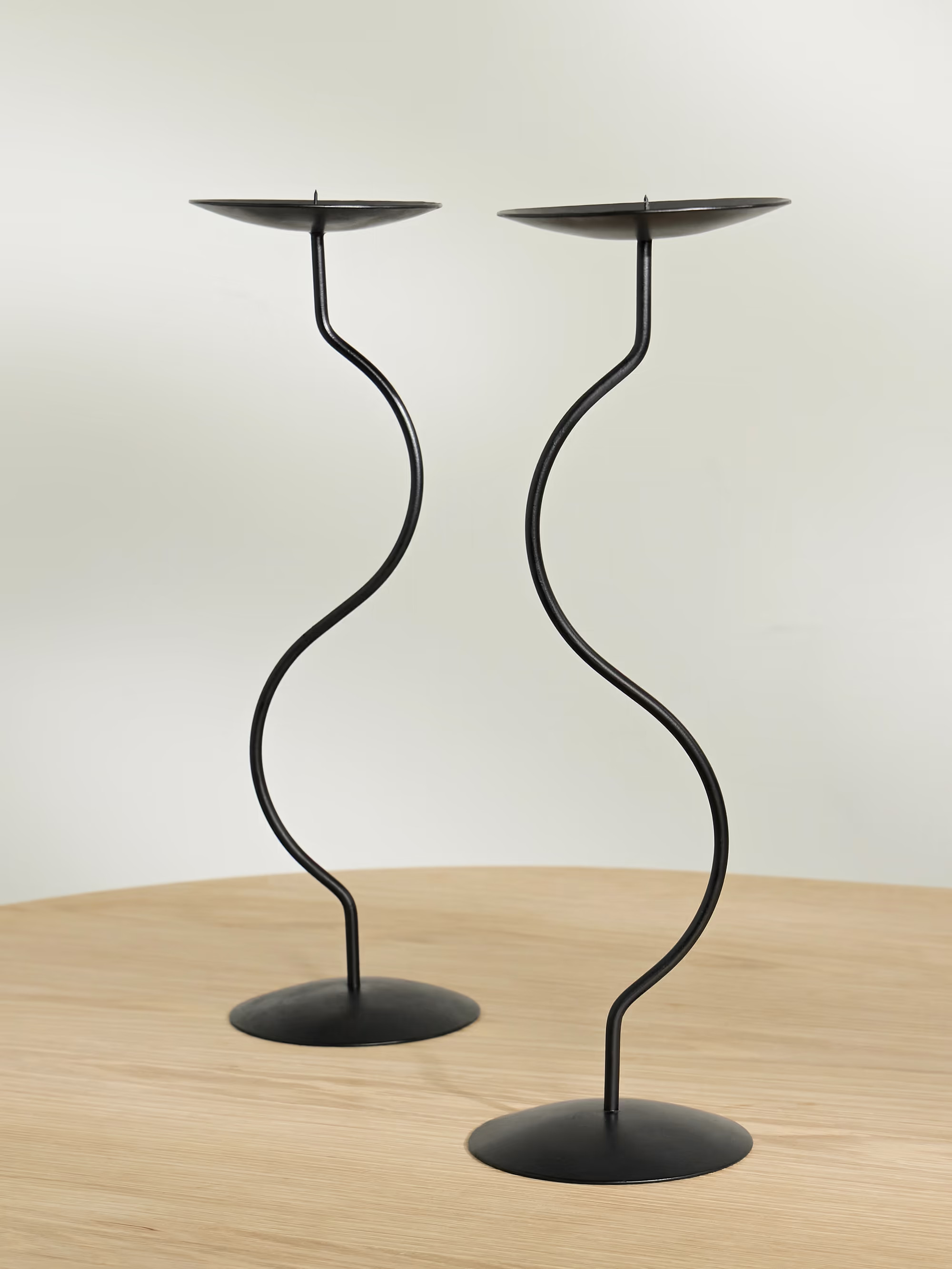 Dancing Duo set of two iron candlesticks | NET-A-PORTER (UK & EU)