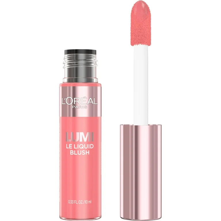 L'Oreal Paris Lumi Le Liquid Blush, Dewy Bright Pink, 0.33 fl oz | Walmart (US)