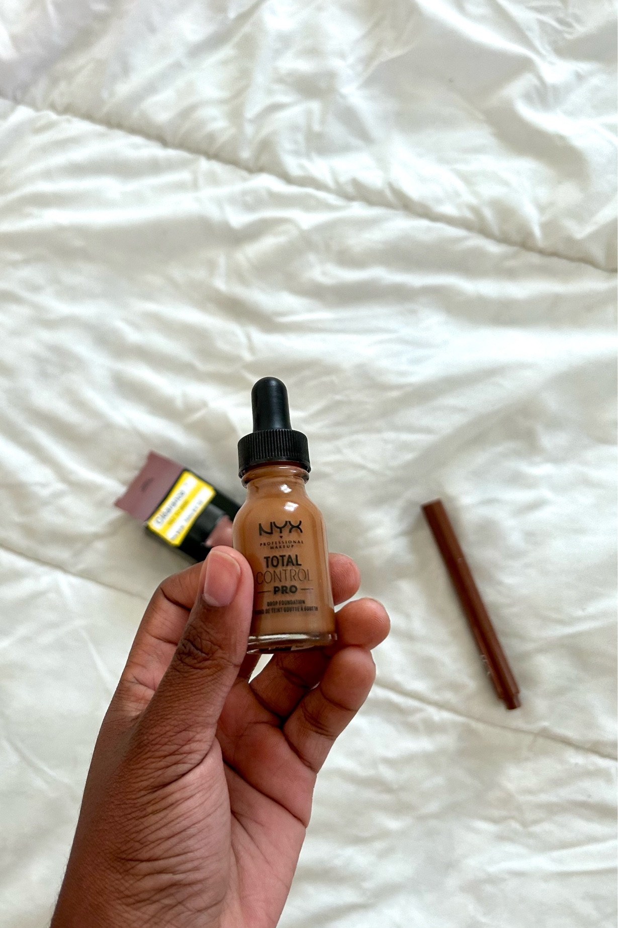 update on the nyx foundation that’s on sale. this skin tint was pretty weird. the texture was super liquidy and runny. a little goes a long forking way. the color wasn’t as dark as it looks from the outside. and it was a really orange tint. not a huge fan cause it didn’t blend well on my skin 🫠 but you might try it since it’s only $3ish and see if you like it??

#LTKFind #LTKsalealert #LTKbeauty