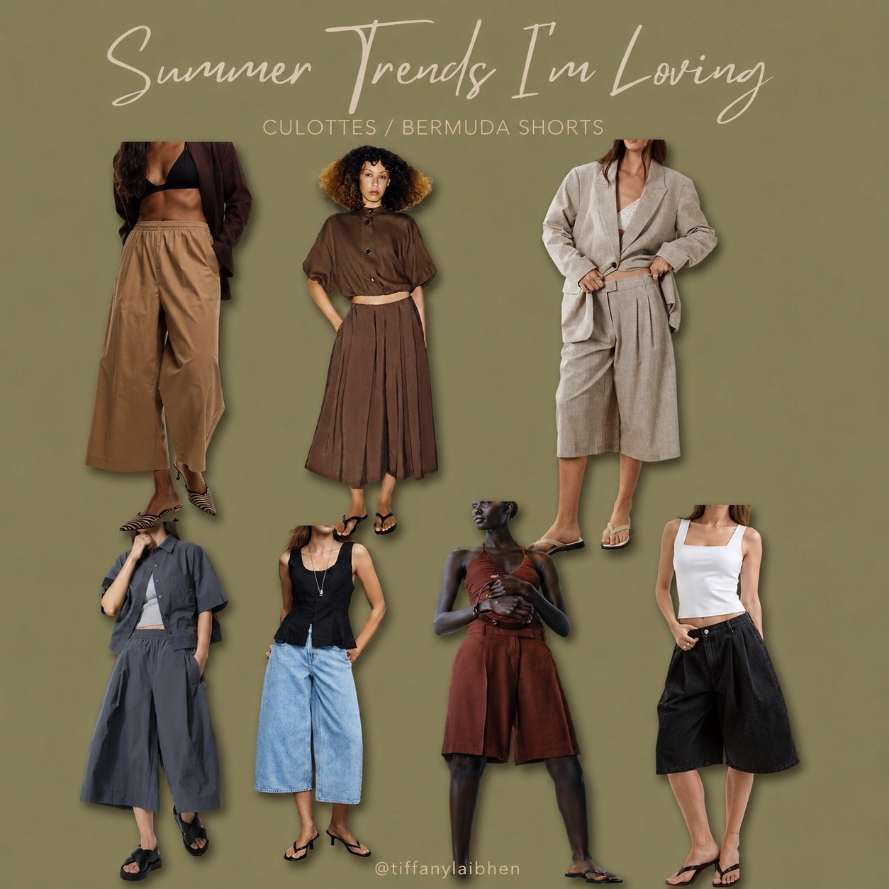 perfect for adding volume, texture, and shape to your outfit! culottes + bermuda shorts are in heavy rotation this summer

#LTKootd #LTKSeasonal #LTKgrwm