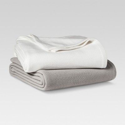 Solid 100% Cotton Blanket - Threshold™ | Target