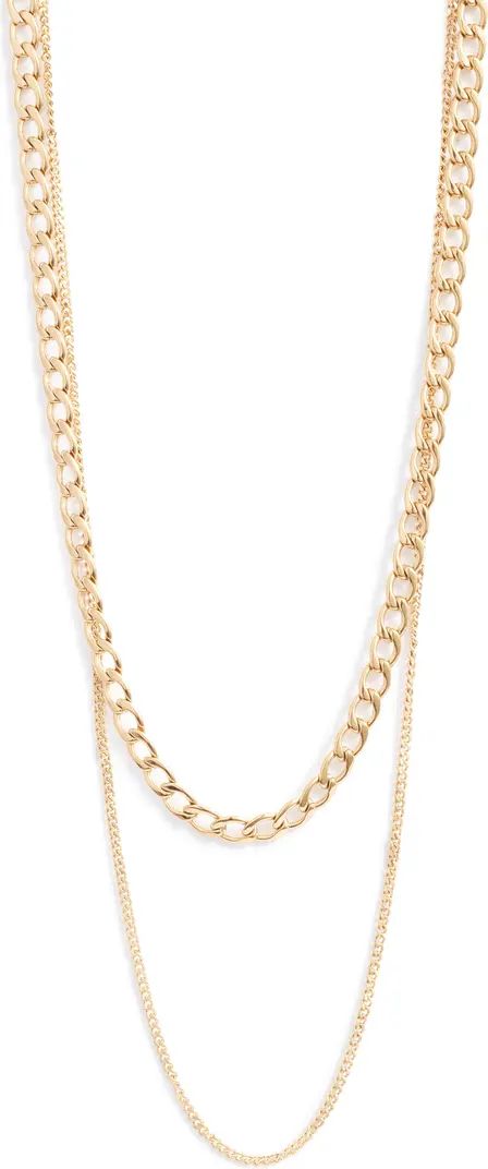 Knotty Layered Curb Chain Necklace | Nordstrom | Nordstrom