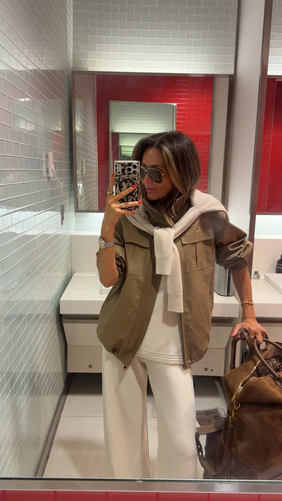 Califórnia bound in my new cozies. This knit set is a dream, paired with the high collar track jacket they make the perfect summer travel outfit - size xs

#LTKootd #LTKTravel #LTKSeasonal