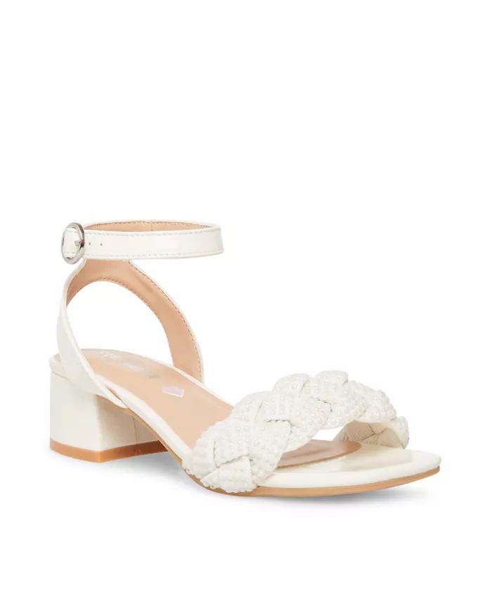 Steve Madden Big Girls Ankle Strap Buckle Joppal Sandals - Macy's | Macy's