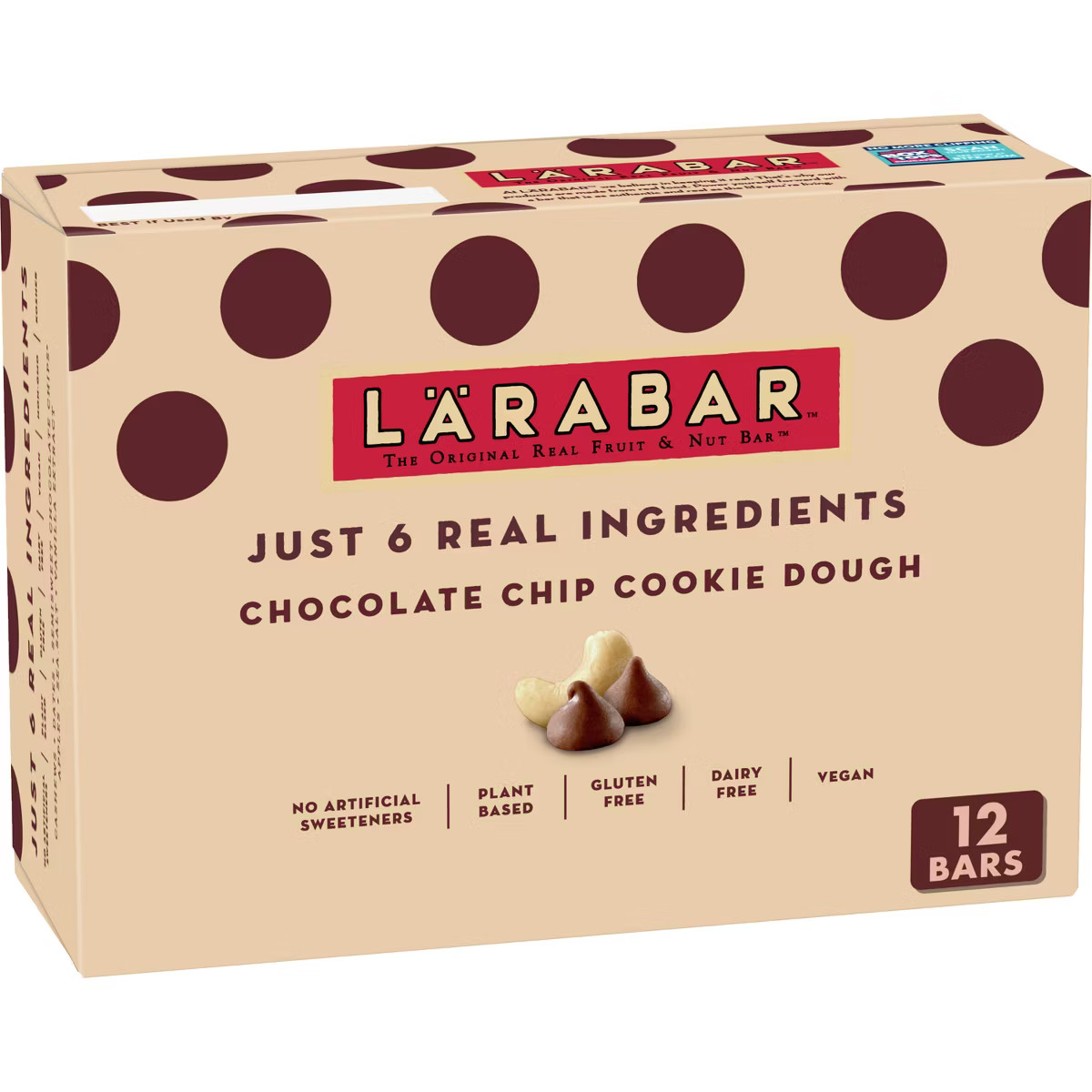 Larabar Chocolate Chip Cookie Dough Bar - 19.2oz/12ct | Target
