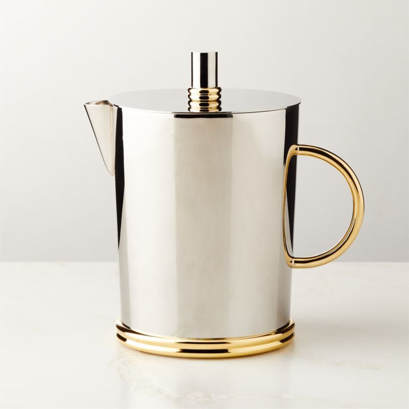 Leclaire Stainless Steel Teapot | CB2 | CB2