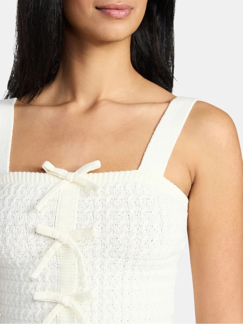 Madden NYC Women's Crochet Tank Top and Skirt Set, 2-Piece, Sizes XXS-XXL | Walmart (US)