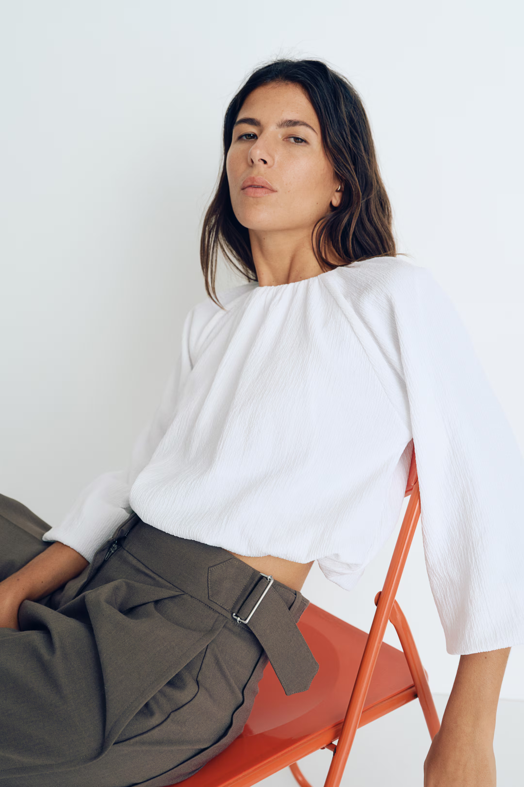 Balloon-Sleeved Top | H&M (US + CA)