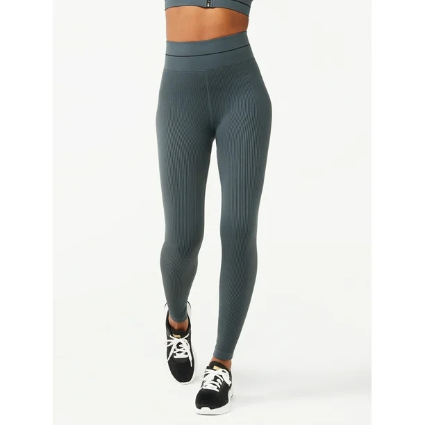 Love & Sports Women's Seamless High Rise Leggings - Walmart.com | Walmart (US)