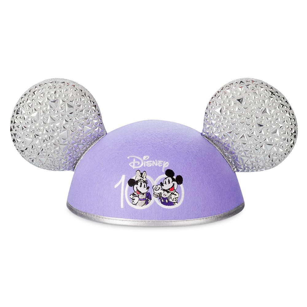 Mickey and Minnie Mouse Disney100 Ear Hat for Adults | Disney Store