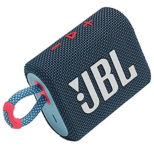 JBL Go 3 Portable Waterproof Wireless IP67 Dustproof Outdoor Bluetooth Speaker (Blue Pink) | Amazon (US)
