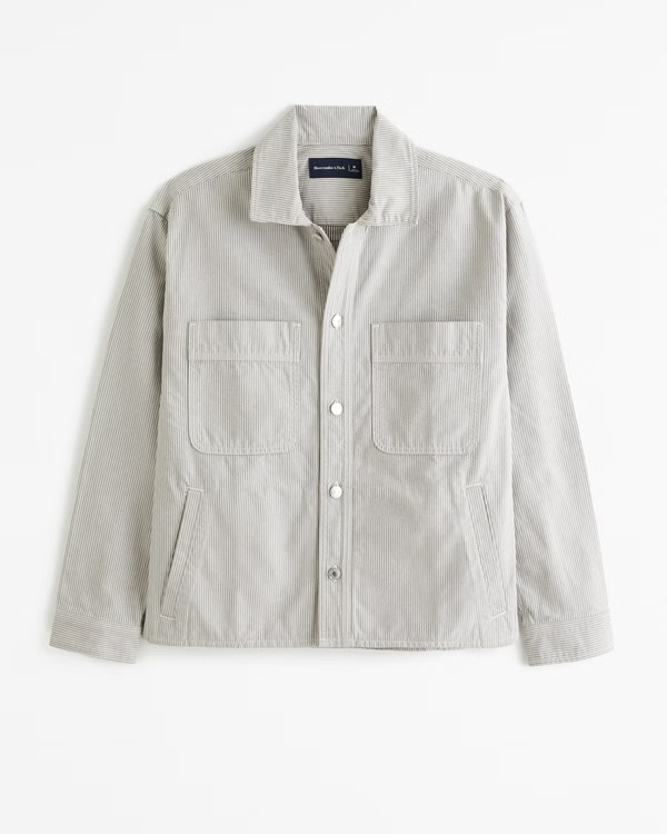 Workwear Shirt Jacket | Abercrombie & Fitch (US)