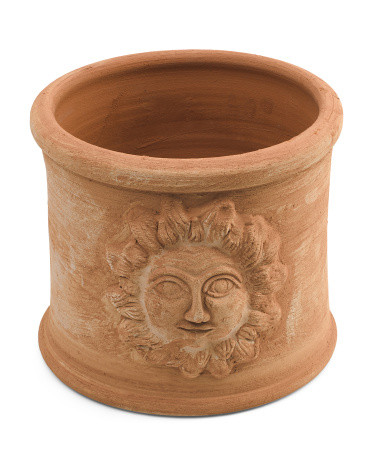 Made In Italy 10.5in Sun Terracotta Planter | Mother's Day Gifts | Marshalls | Marshalls