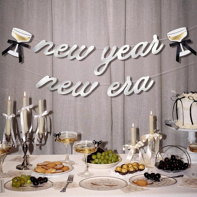 xo, Fetti New Year, New Era Iridescent Banner - 2 pcs 5 Ft. | NYE Party Decorations, 2026 Decor, ... | Amazon (US)