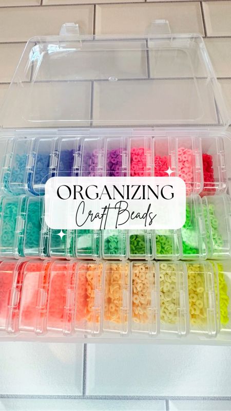 This is a really great way to organize your craft beads! You could organize any number of items in these boxes, but this has worked extremely well to organize my kids favorite craft

#LTKHome #LTKKids #LTKFamily