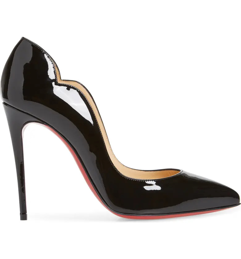 Christian Louboutin Hot Chick Scallop Pointed Toe Pump | Nordstrom | Nordstrom