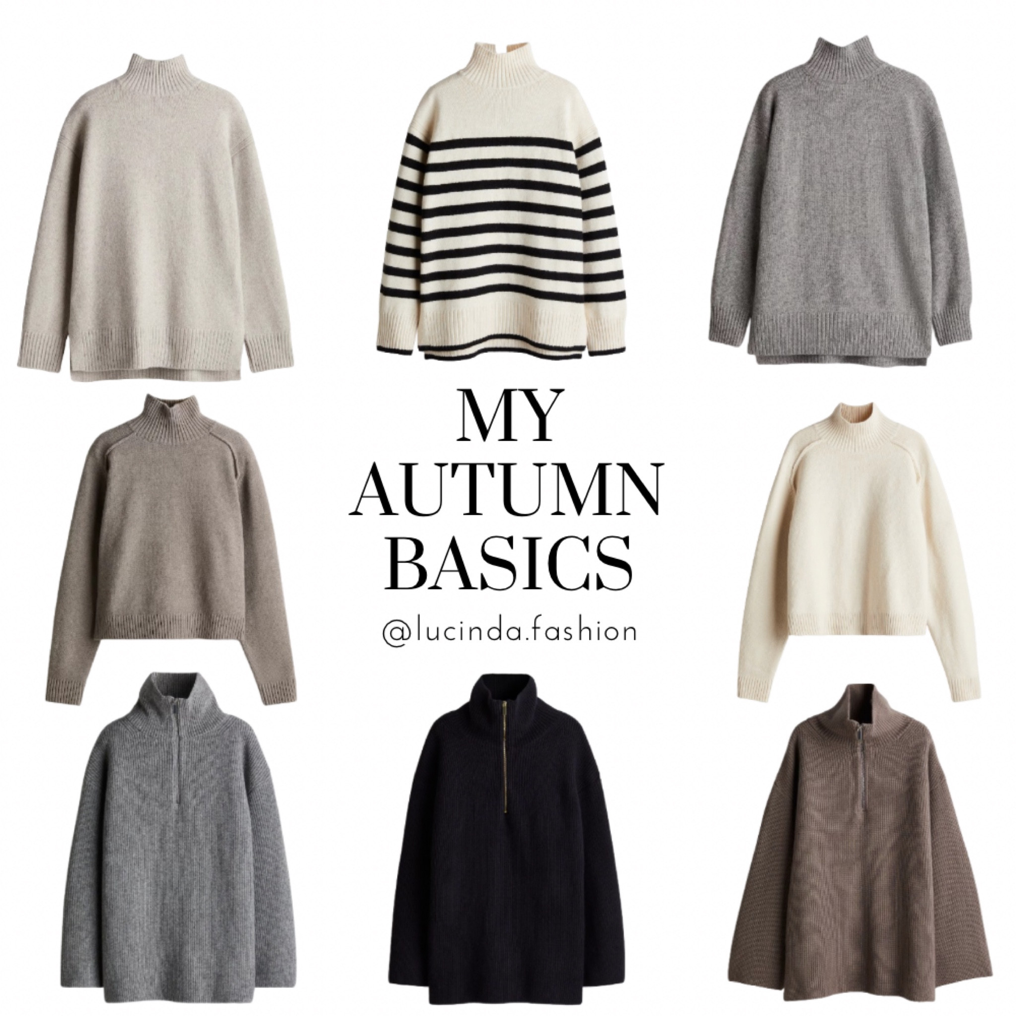My autumn basics 🤍


Knitted jumpers 


#LTKstyletip #LTKautumn #LTKeurope