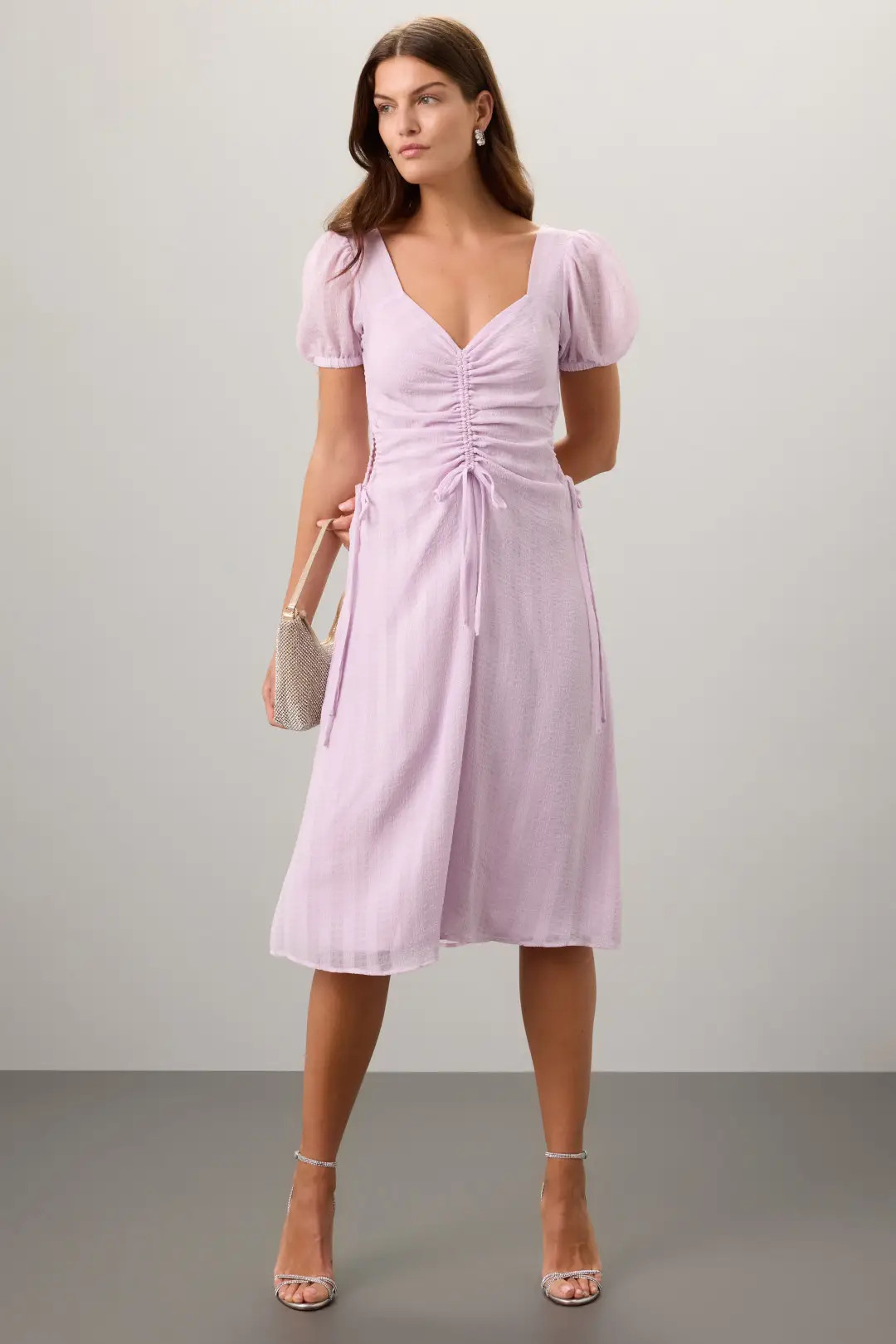Purple Cut Out Dress | Rent the Runway
