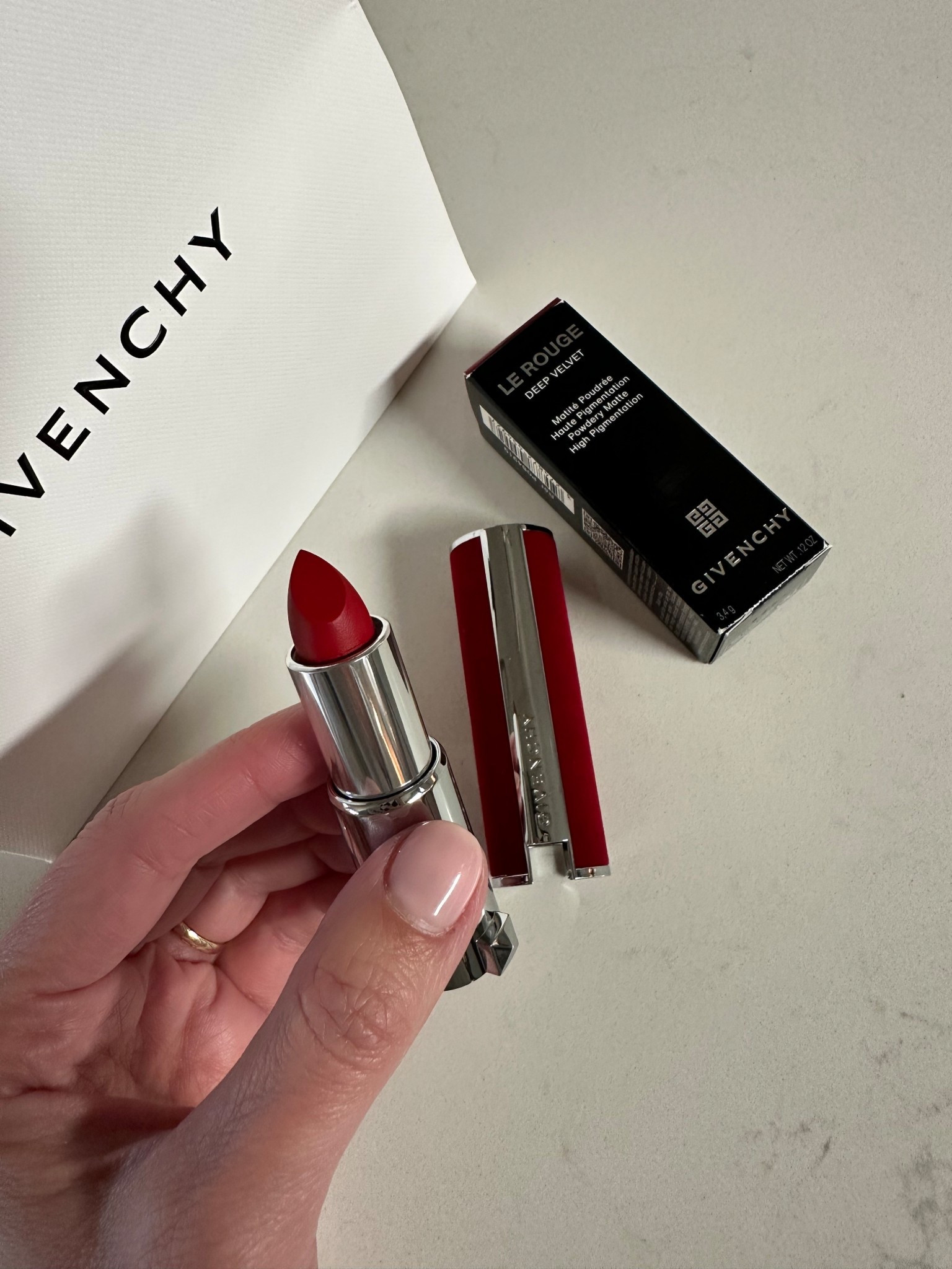 My absolute favorite lipstick. I wear #36. The perfect longwear velvet matte red! (But not super drying)

#LTKBeauty