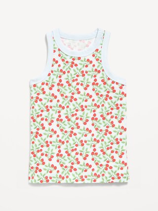 Fitted Ribbed Tank Top for Girls | Old Navy (US)