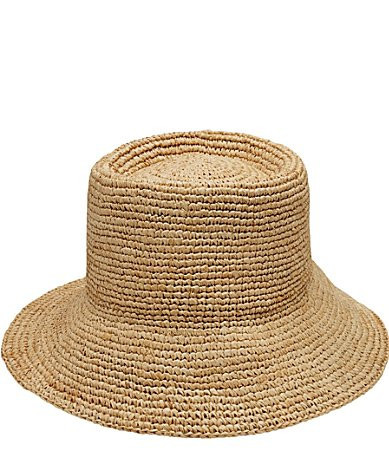 Wyeth Tali Crochet Bucket Hat - Natural | Dillard's