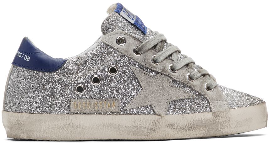 Silver & Grey Superstar Sneakers | SSENSE