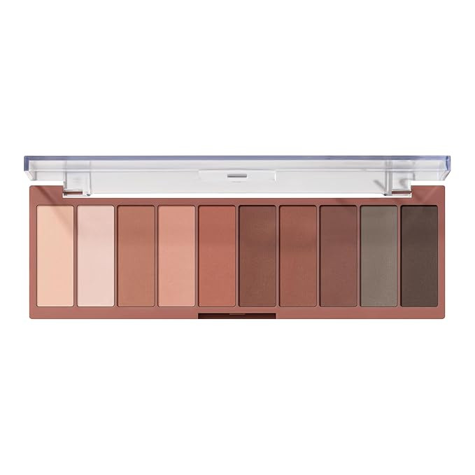 e.l.f. Perfect 10 Eyeshadow Palette, Ten Ultra-pigmented Nude, Matte Shades, Blendable Formula, V... | Amazon (US)