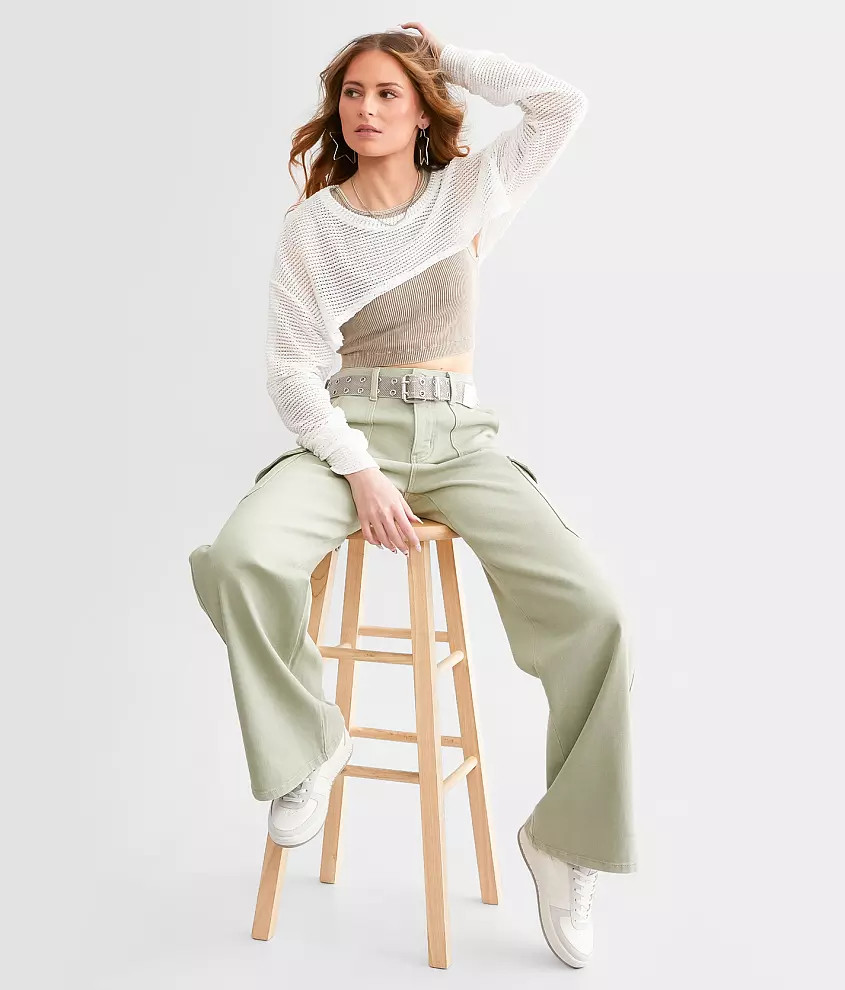 Open Weave Bolero Top | Buckle