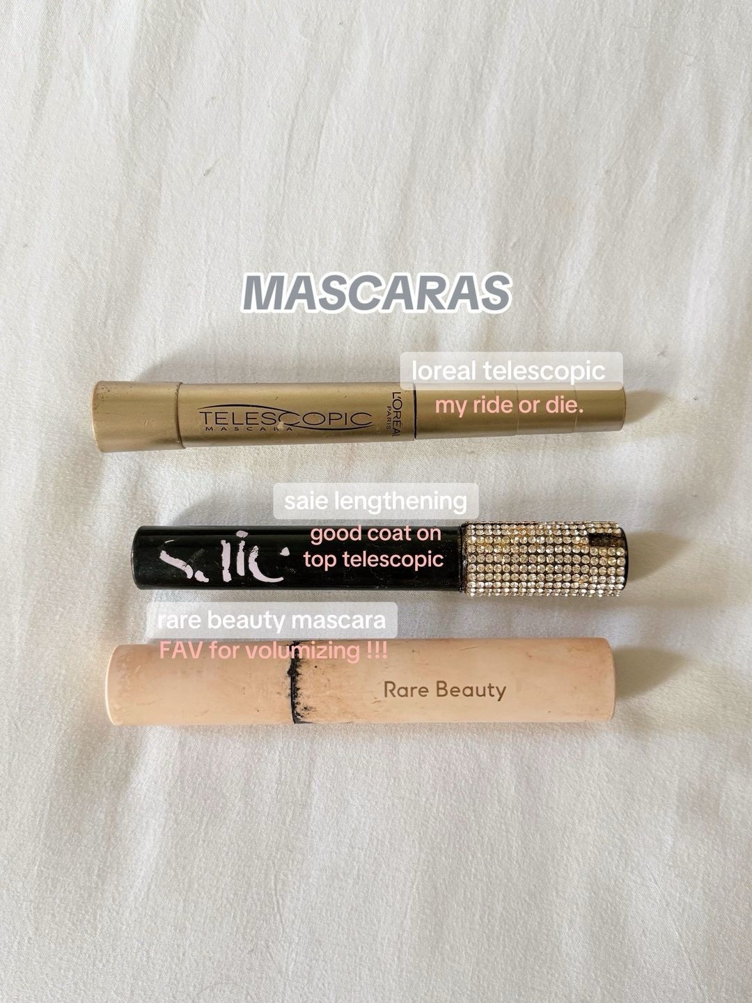 fav mascaras! ❤︎︎