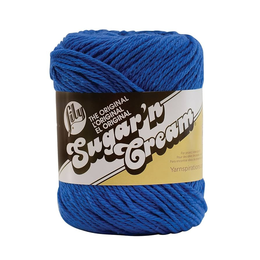 Lily Sugar 'N Cream The Original Solid Yarn - (4) Medium Gauge 100% Cotton - 2.5 oz - Blue - Mach... | Amazon (CA)