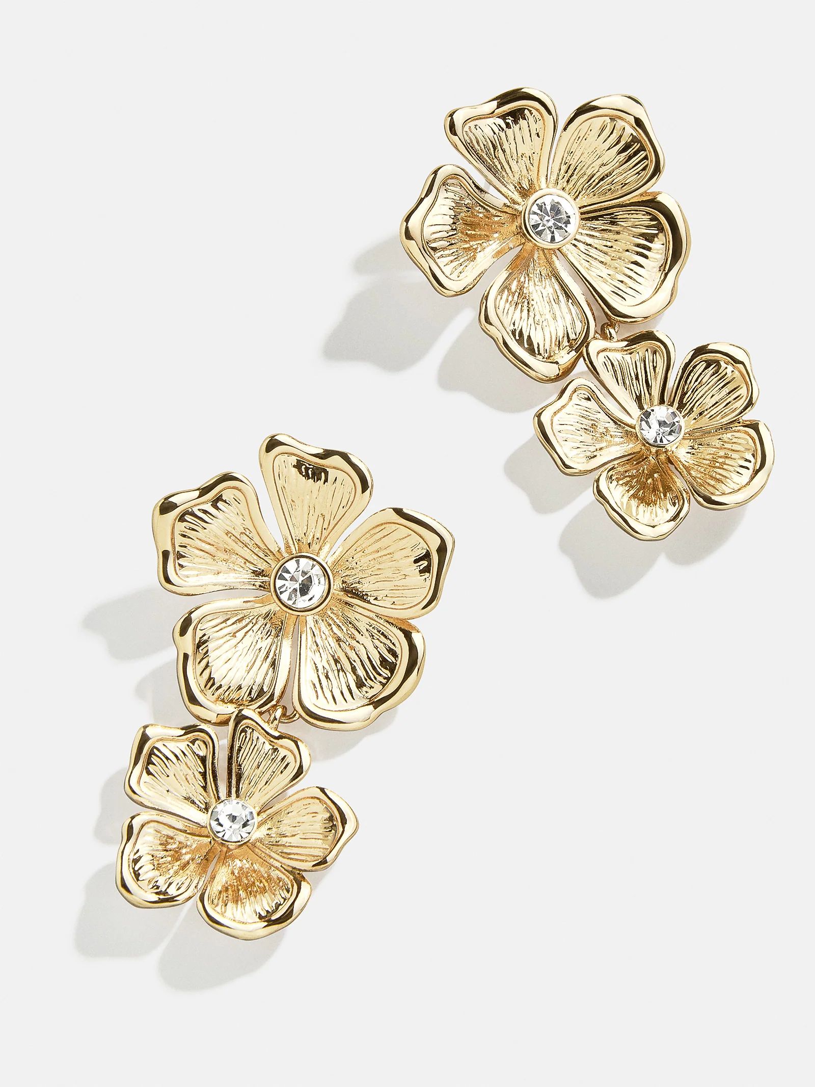 Take Your Pick Earrings - Clear/Gold | BaubleBar (US)