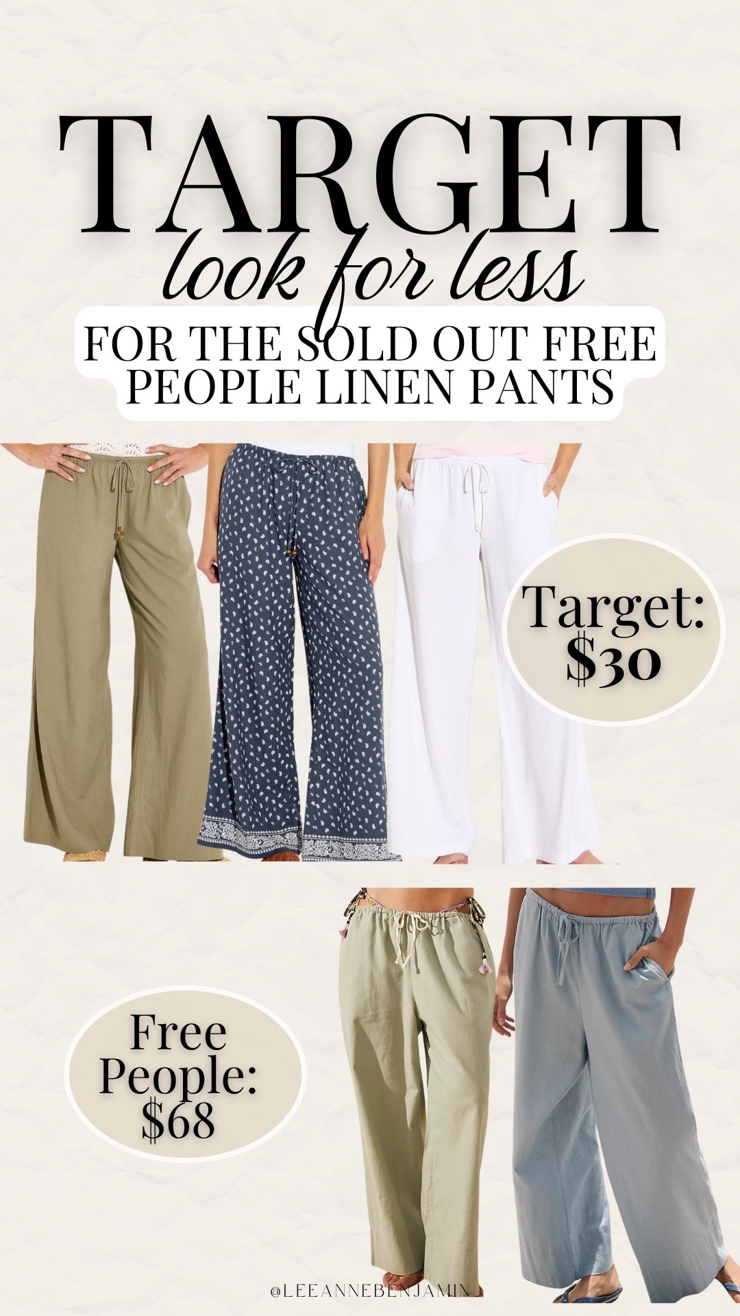 Target version of the Free People inspired linen pants!!

#LTKgrwm #LTKmomlife #LTKootd