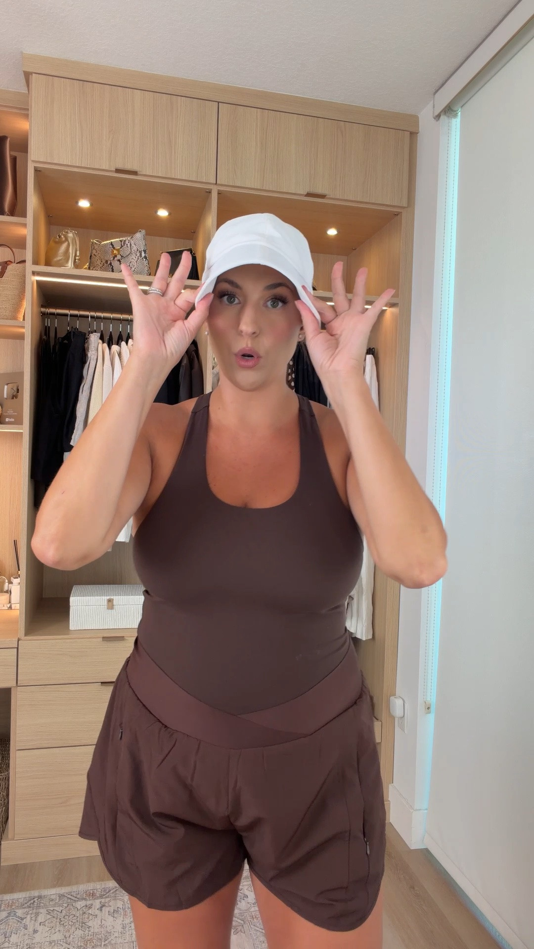 Amazon activewear that does it all 🤎

Amazon activewear, Amazon workout outfit, Amazon athletic set, brown activewear, tennis outfit, golf outfit, athleisure, workout shorts, athletic shorts, performance tank, white baseball hat, Amazon hat, casual sporty outfit, travel outfit, everyday activewear, gym outfit, summer outfit, fitness fashion, comfy outfit, sporty chic

#LTKfitnessgoals #LTKActive #LTKootd