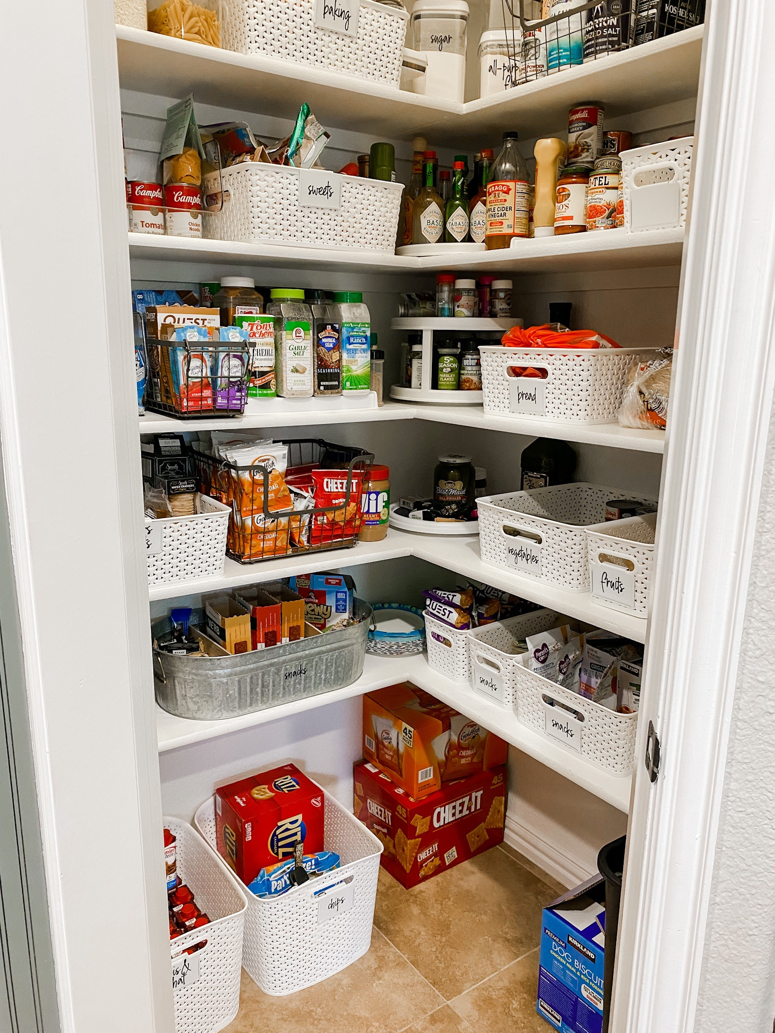 Two years later and I stand by this being one of the best things we’ve done in our home. 

#organizedpantry #kitchenorganization #pantry #pantryorganization #containerlabels #kitchenpantry #kitchenpantryorganization #kitchenpantrylabels #kitchenlabels #pantrygoals #pantrystorage #pantrydesign #pantrylabels #pantrycontainers #organization #organizedhome #organizedlife #organizemylife #amazonfinds #foodpantry #getorganized #beorganized #stayorganized #pantrymakeover #pantrydreams #talentedkitchenamazon #clutterfree #houseonhideaway #betterhomesandgardens #amazonfinds 