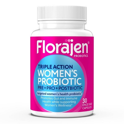 Florajen Women's Probiotic Multi-Symptom Relief Capsules - 30ct | Target