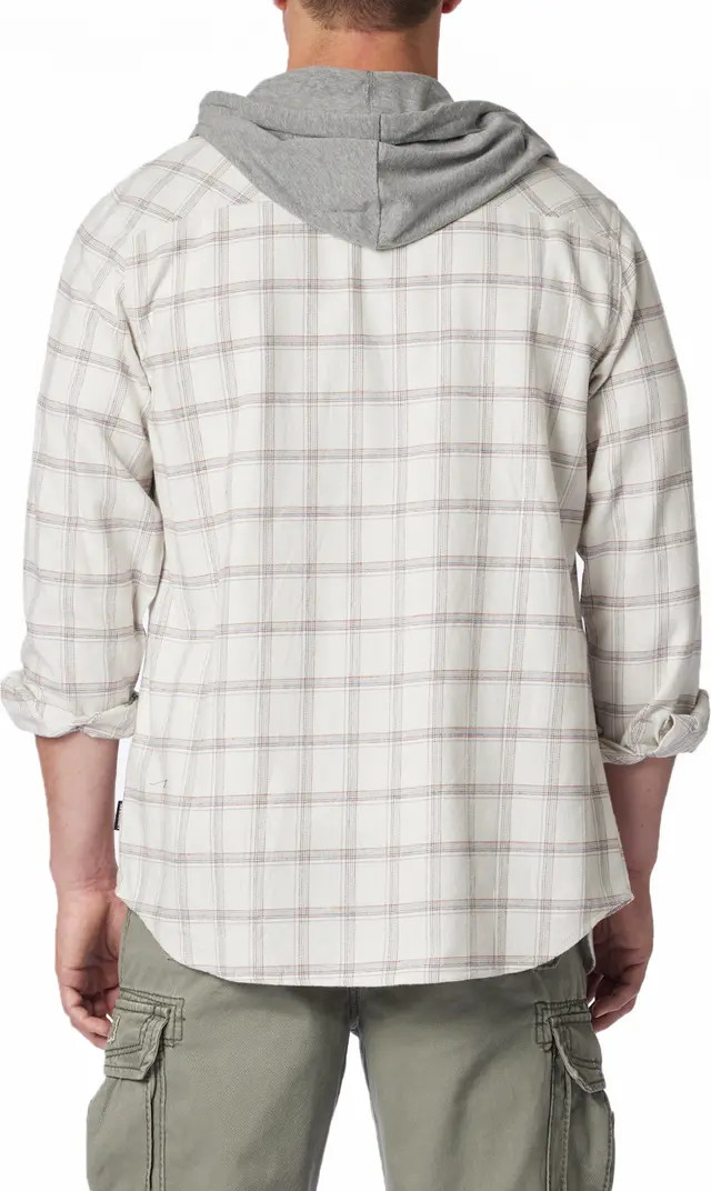Switchback Hooded Flannel Shirt Jacket | Nordstrom Rack