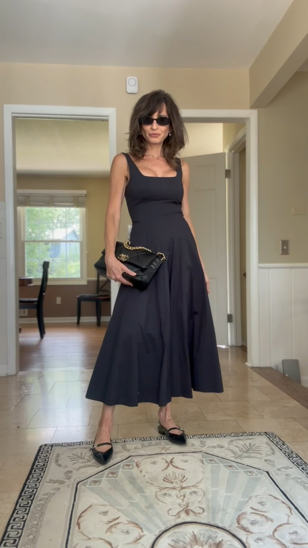 This midi black dress has the most beautiful fitting! It fits true to size! A classic black dress to have!

Shoes also fit true to sizee

#LTKShoeCrush #LTKOver40 #LTKStyleTip