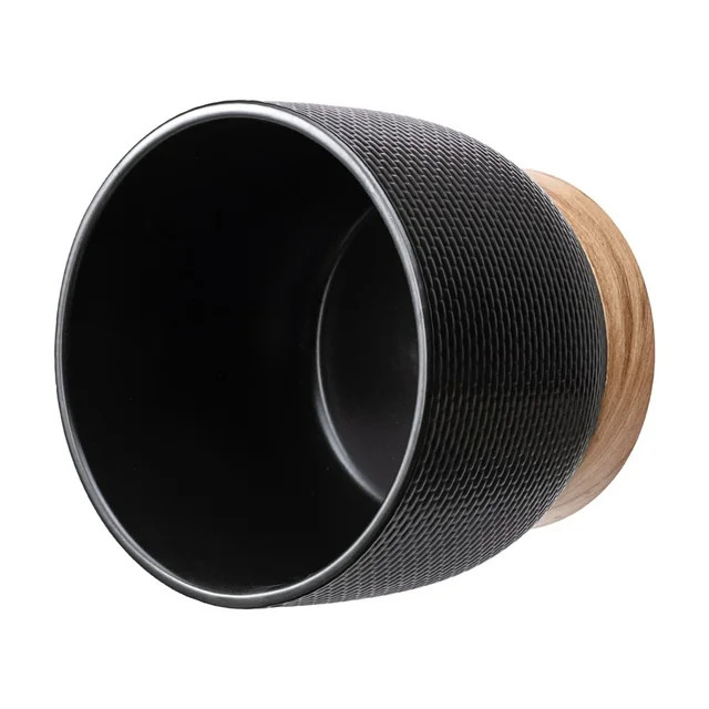 Better Homes and Gardens 8 inch Channing Woven Black Ceramic Planter | Walmart (US)