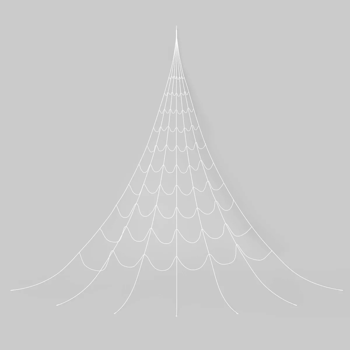 25' Mega Spiderweb Halloween Decorative Prop White - Hyde and EEK! Boutique™ | Target