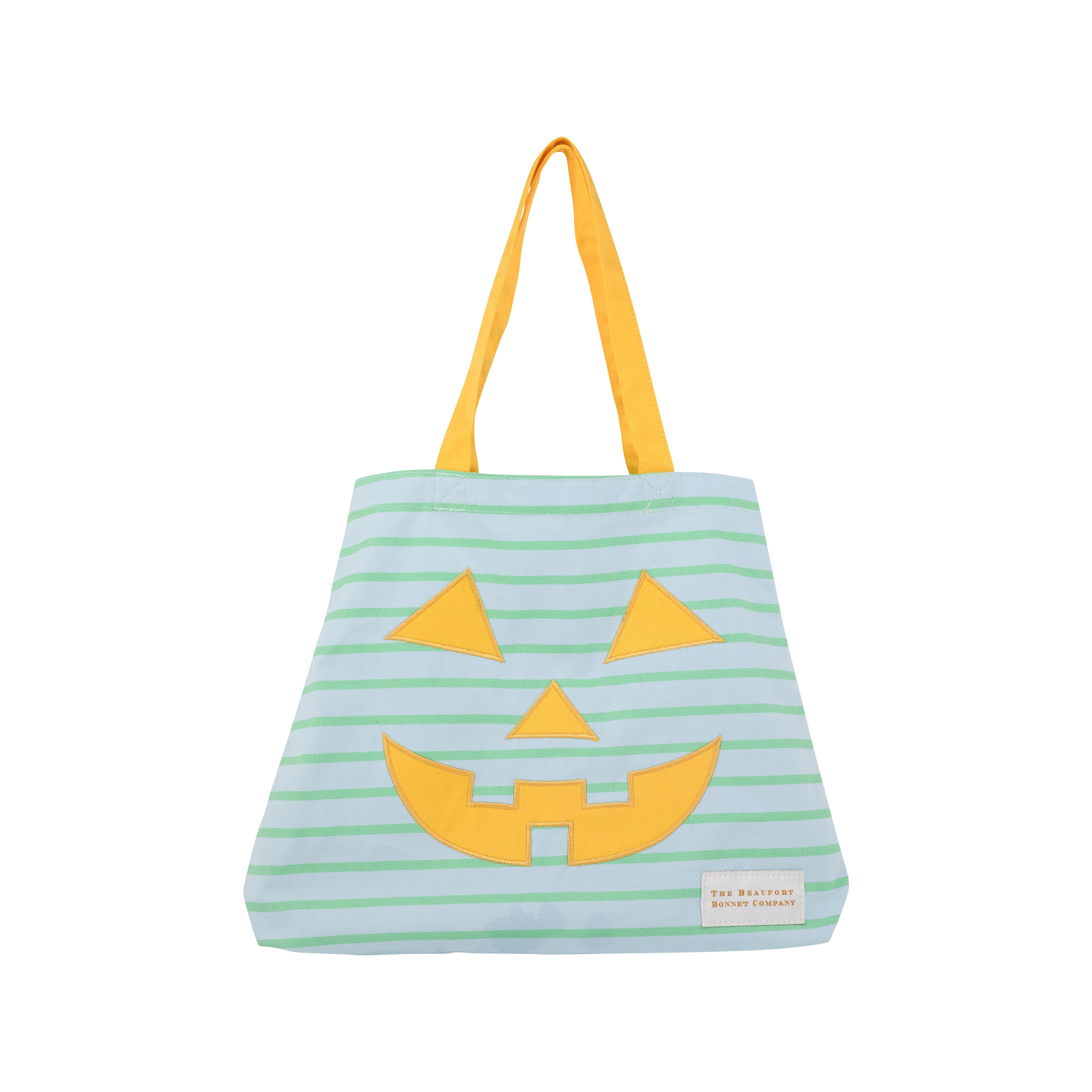 Boofort Candy Carrier - Sewanee Stripe with Bellport Butter Yellow | The Beaufort Bonnet Company