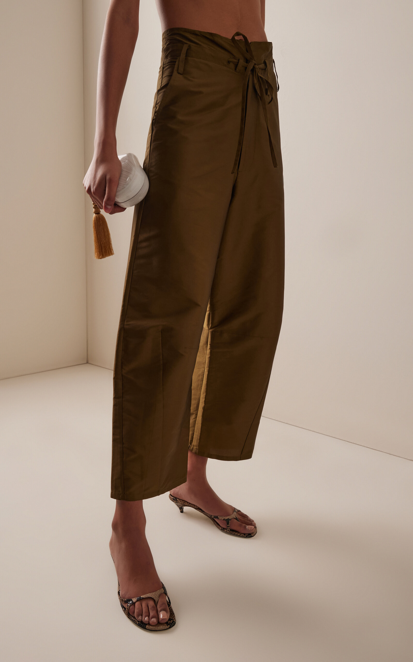 Techno Taffeta Barrel Pants | Moda Operandi (Global)