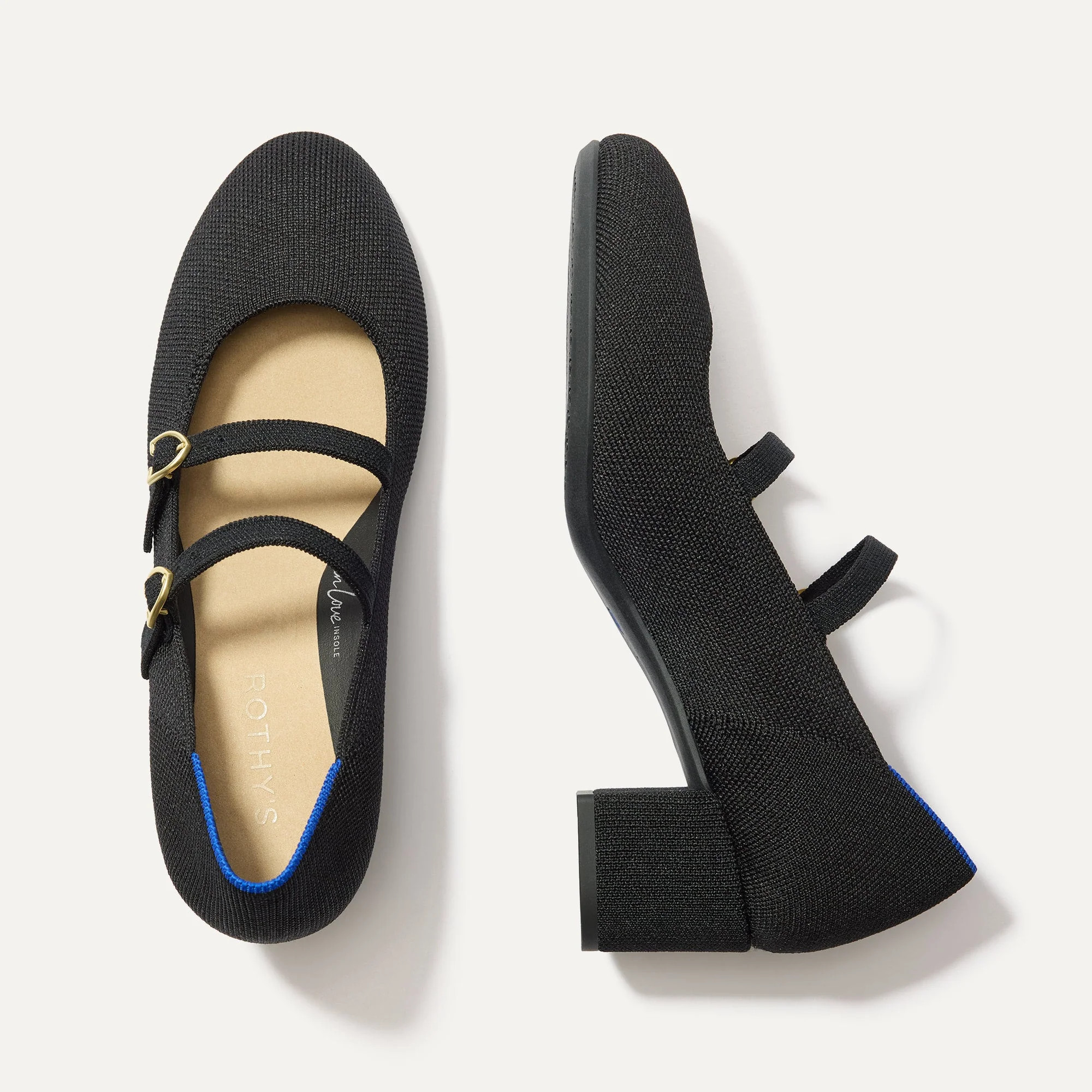 The Double Buckle Mary Jane Heel | Rothy's