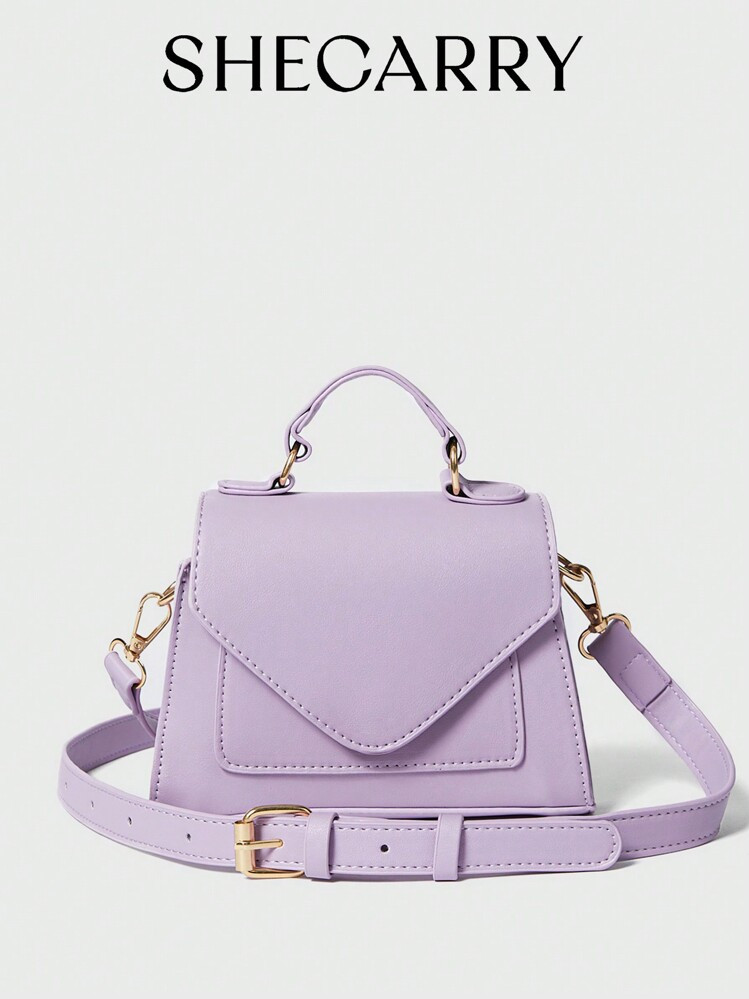 Mini Minimalist Flap Satchel Bag Valentines | SHEIN