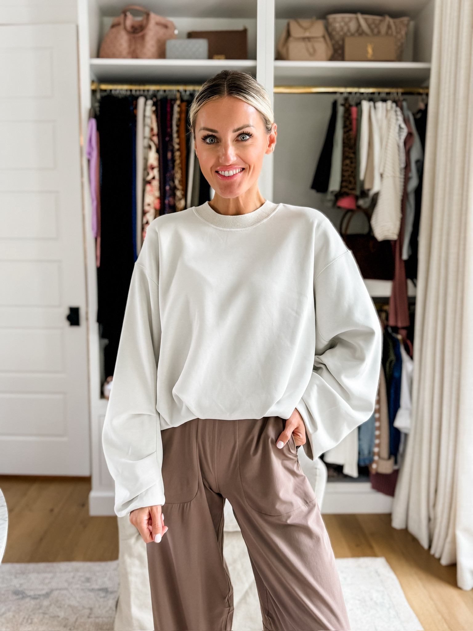 The material of this sweatshirt is so good! 🙌🏻 Wearing XS/4!

Loverly Grey, lululemon finds, athleisure, activewear, travel looks, airport outfits 

#LTKActive #LTKTravel #LTKStyleTip