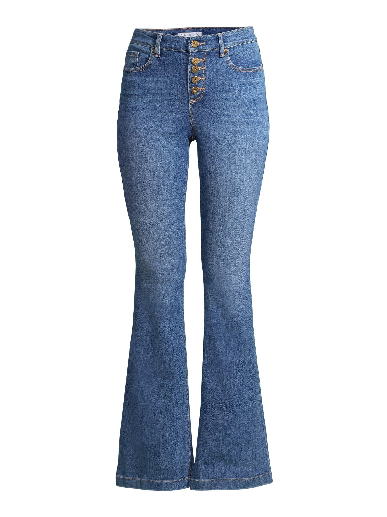 Sofia Jeans by Sofia Vergara Women's Melisa High Waist Flare Jeans - Walmart.com | Walmart (US)