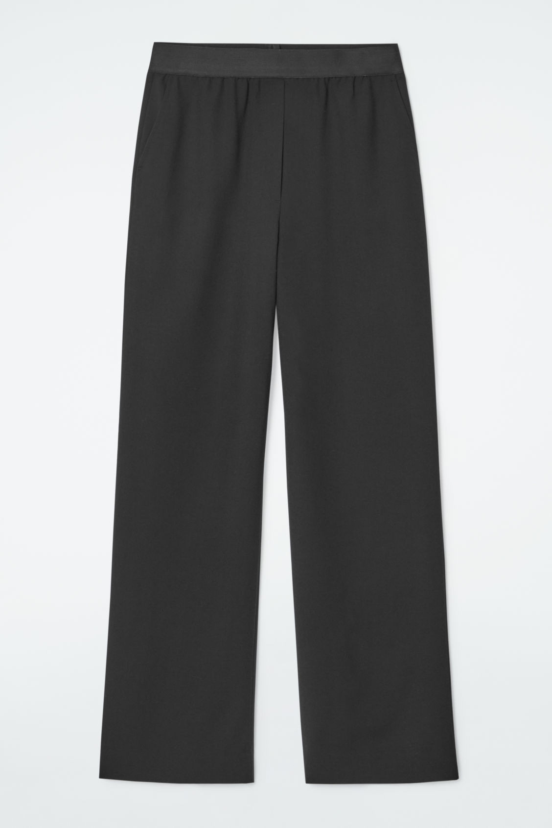 ELASTICATED TAILORED WOOL PANTS | COS (US)
