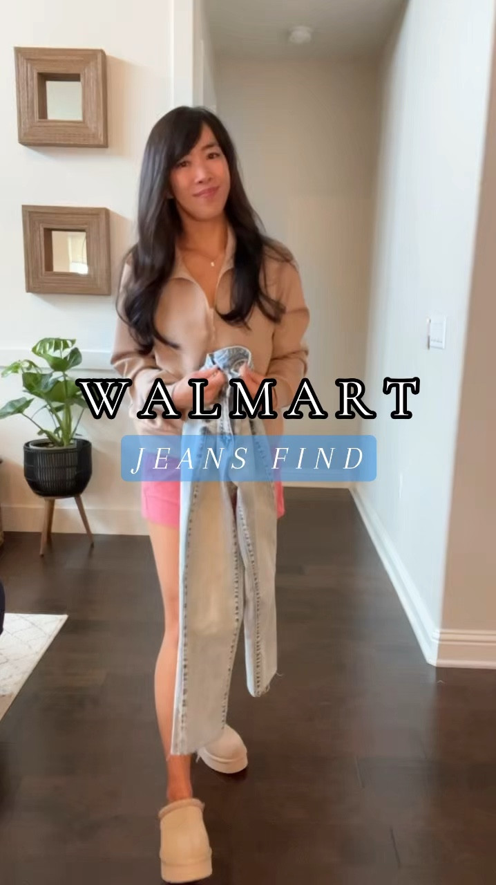 Walmart jeans and sweater - wearing a size 2 in the jeans and a size S in the sweater

#LTKSeasonal #LTKSaleAlert #LTKFindsUnder50