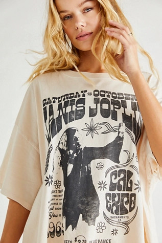 Janis Joplin Poster Tee | Free People (Global - UK&FR Excluded)